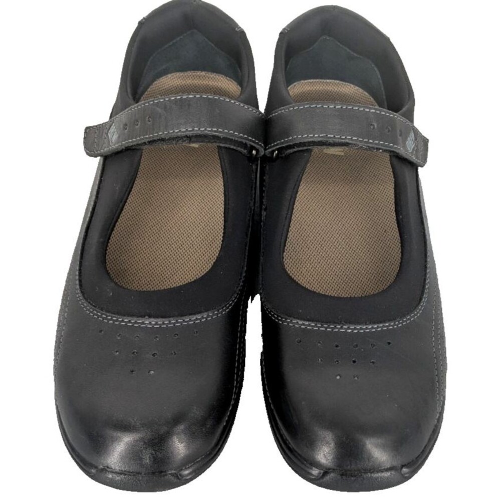 DREW Black Mary Jane Shoes SZ 11M Leather Upper Comfort Rose Great